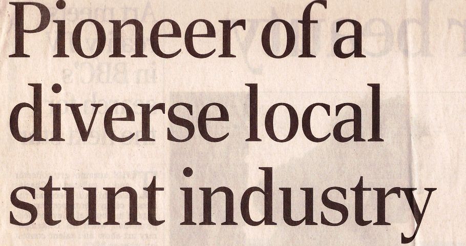 Headline: Pioneer of a diverse local stunt industry